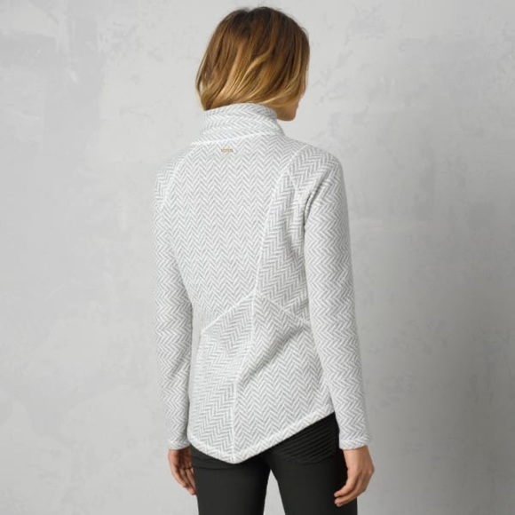 PrAna Mattea Sweater in Light Gray Wool Blend XS - Picture 2 of 14